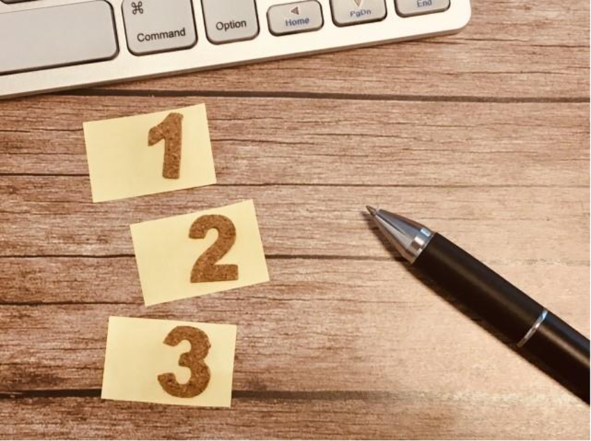 退職代行サービスの流れを3ステップで説明するイメージ画像